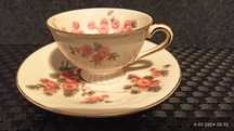 Porcelana SORAU Carstens Mimose Czerwona Jagoda DUO Mokka  UNIKAT