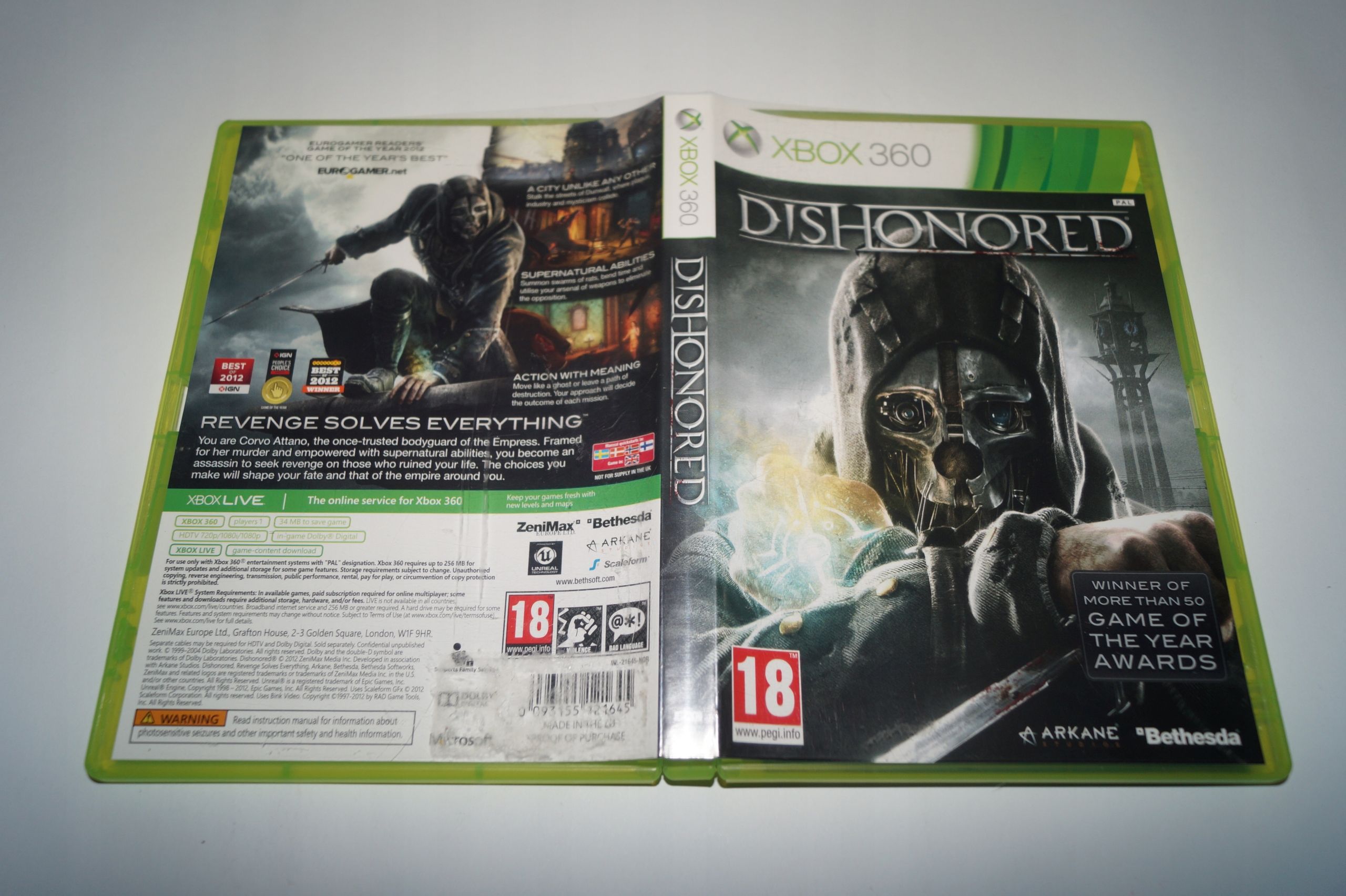Gra Xbox 360 Dishonored Xbox 360