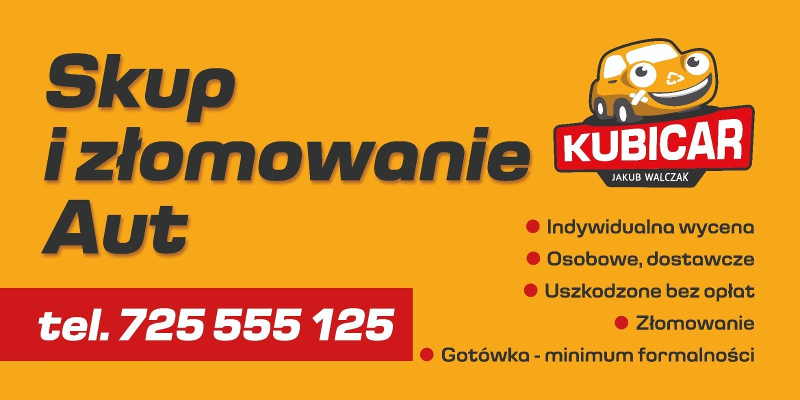 Skup kasacja złomowanie demontaż aut skuter kalisz stawiszyn zbiersk