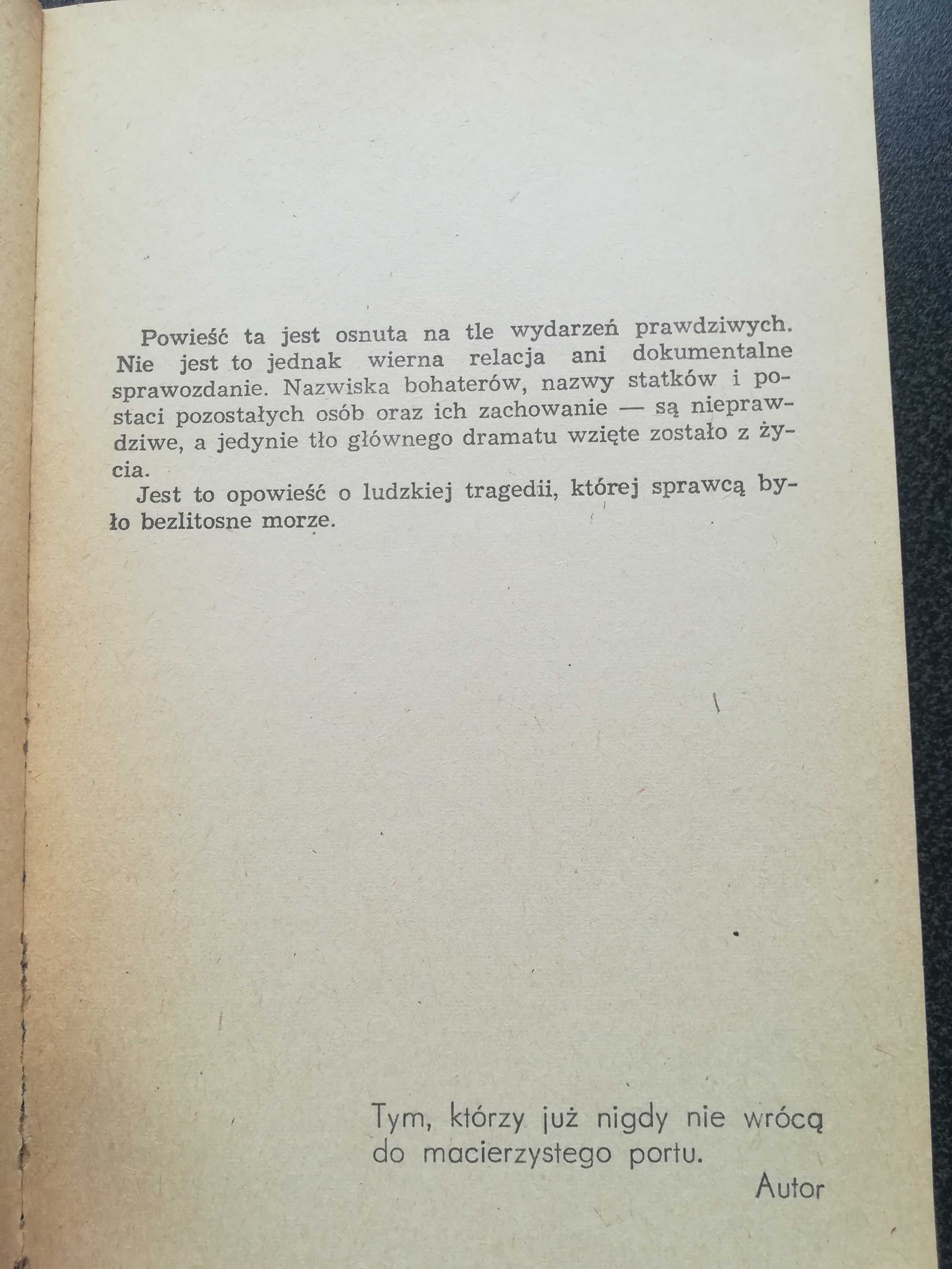 Morze nie odda ofiar Stanisław Goszczurny, marynistyka