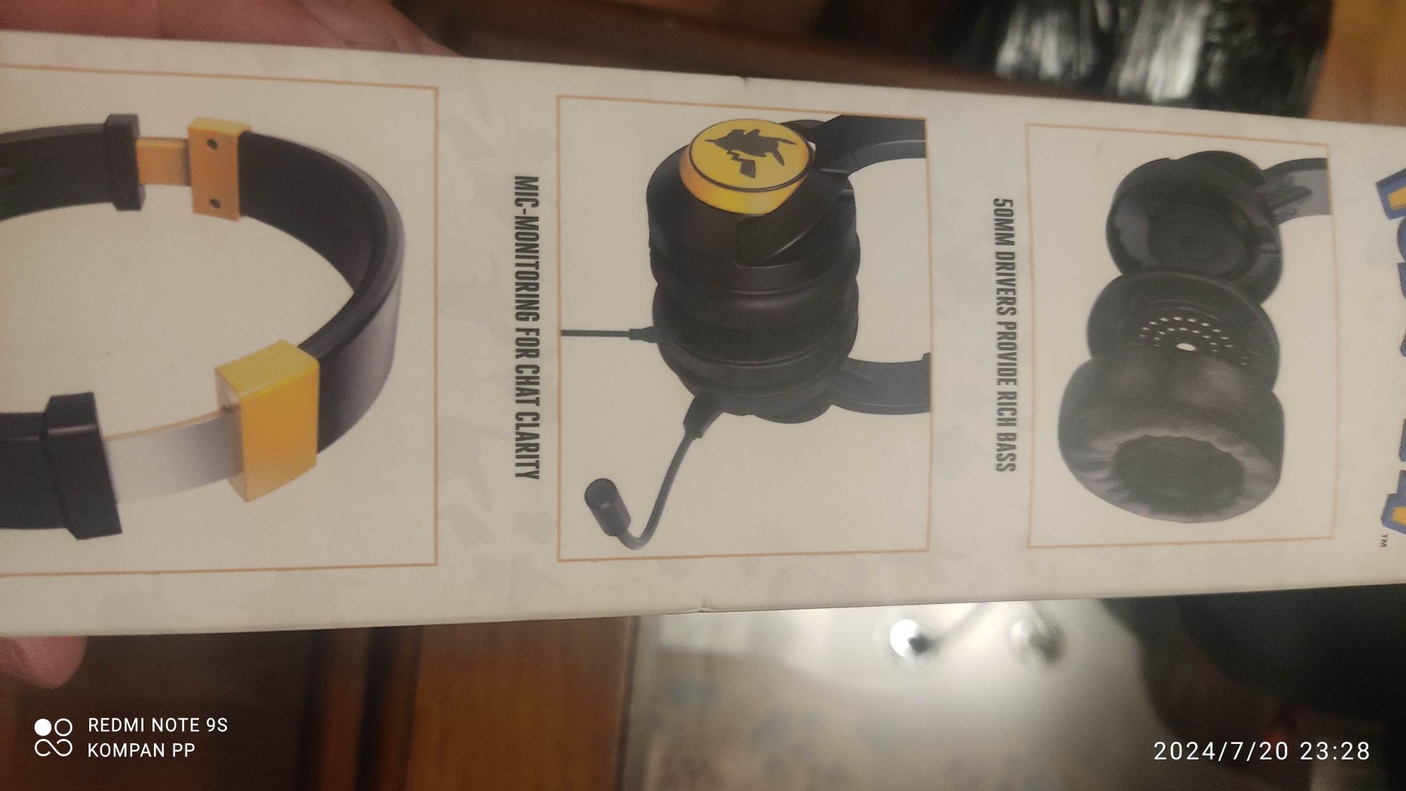Sluchawki pokemon brak mikrofonu