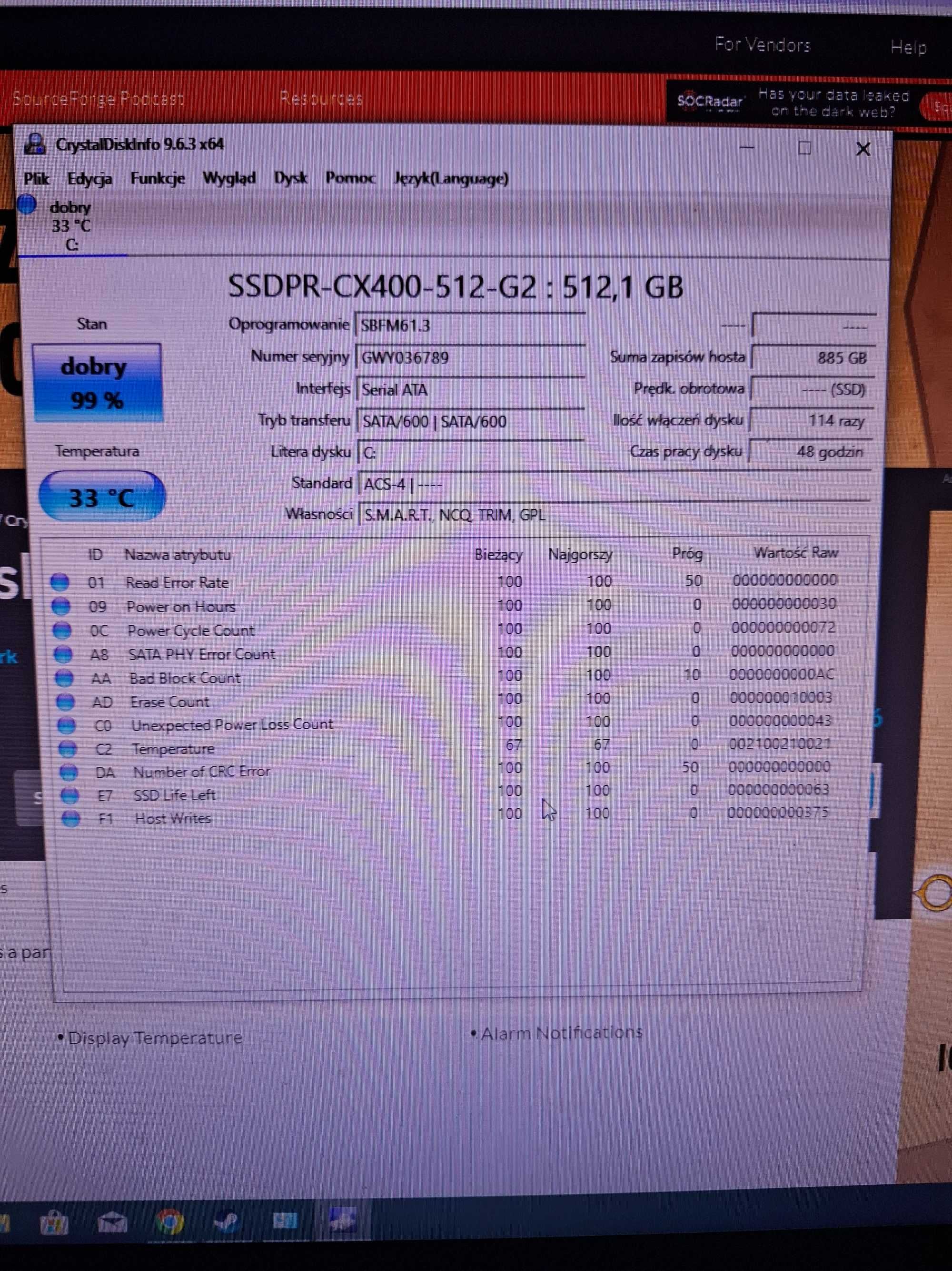 Komputer Dell MFF 3090 i3, 16GB RAM, 512GB SSD nowy Lexar W11