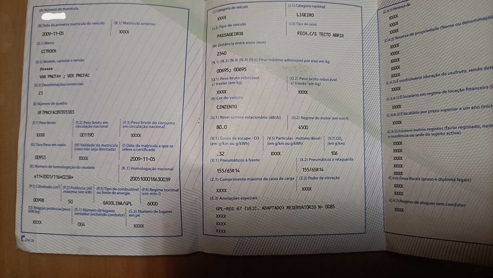 Citroën C1 1.0 SX Airdream Bi-fuel