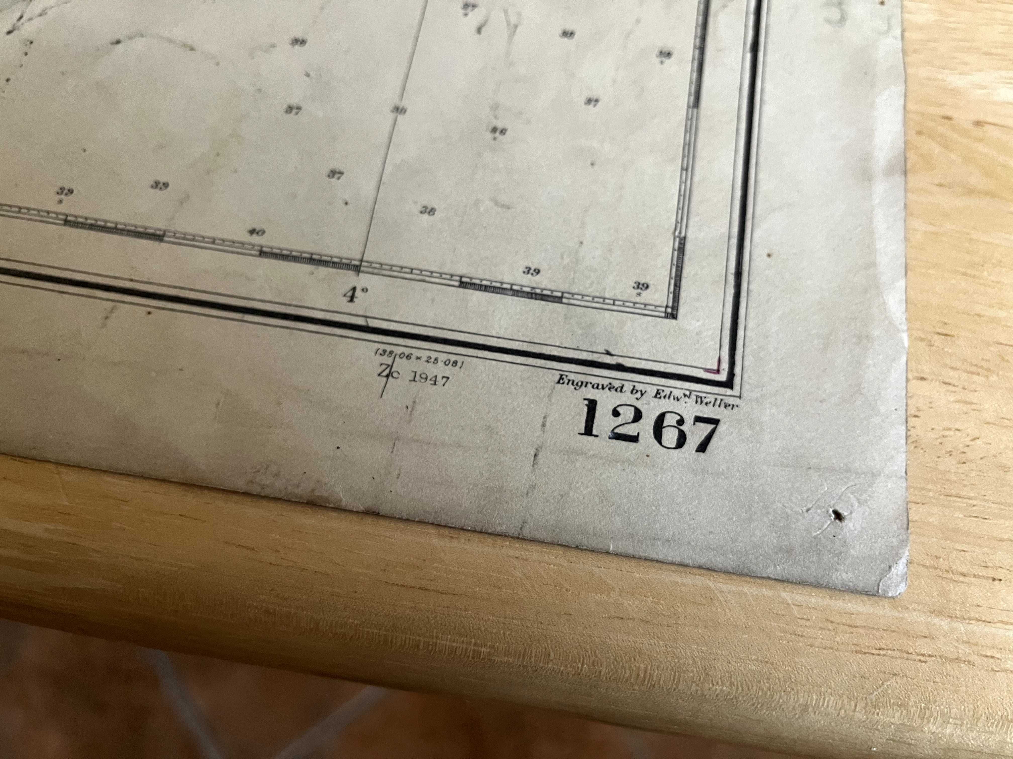 Mapa - US Navy - England - Approaches to Plymouth - Egzemplarz #1267