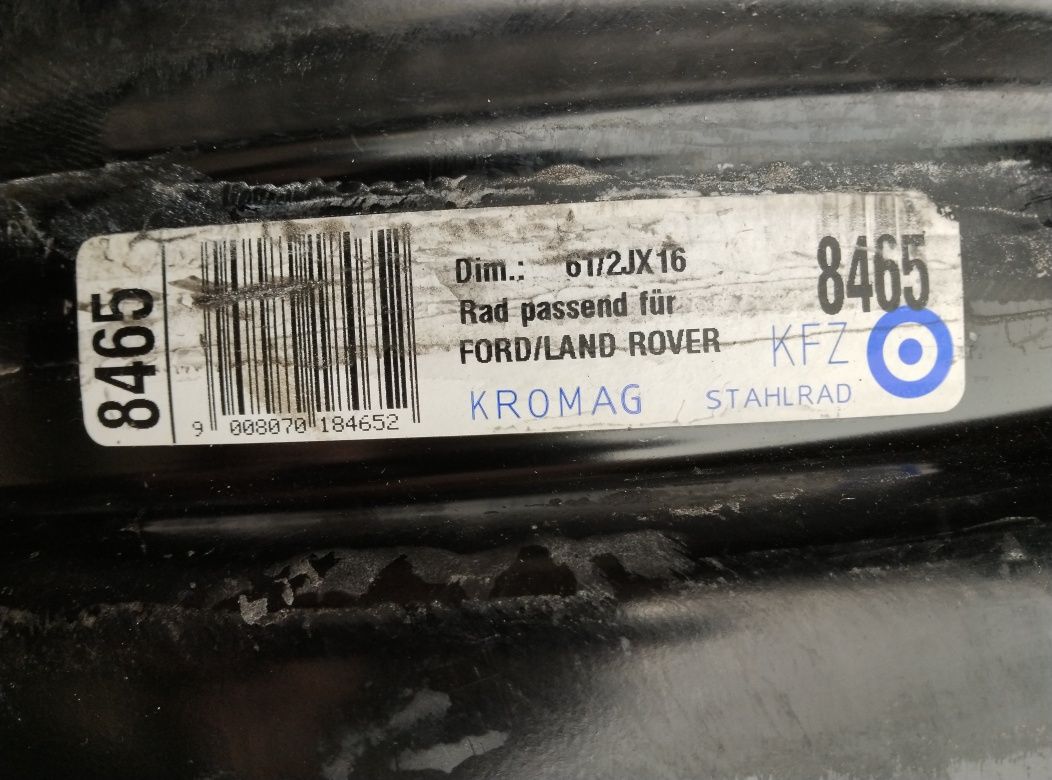 Диски FORD, 6.5Jx16 5x108 ET50 Dia63.4. Connect-2-3. S-Max. Galaxy-2.