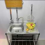 Bancada de cozinha em INOX