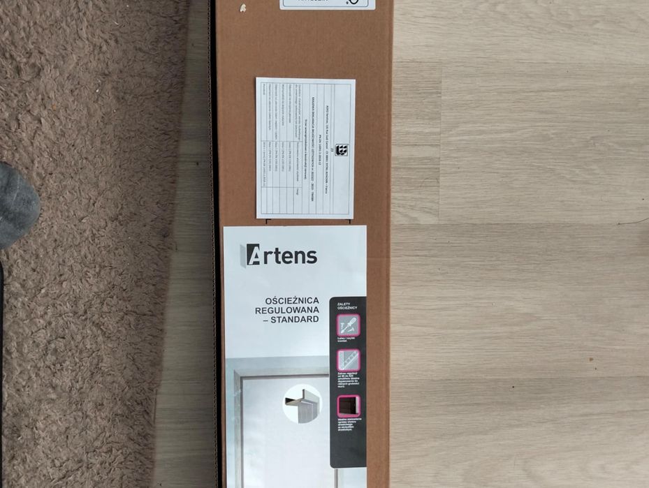 Nowa ościeżnica regulowana 140–180 cm do drzwi 70 cm