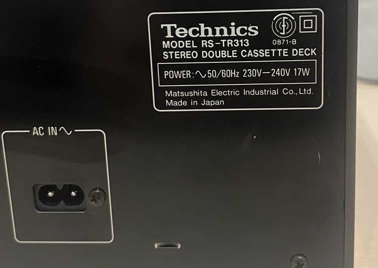 Касетна дека Technics  RS-TR313