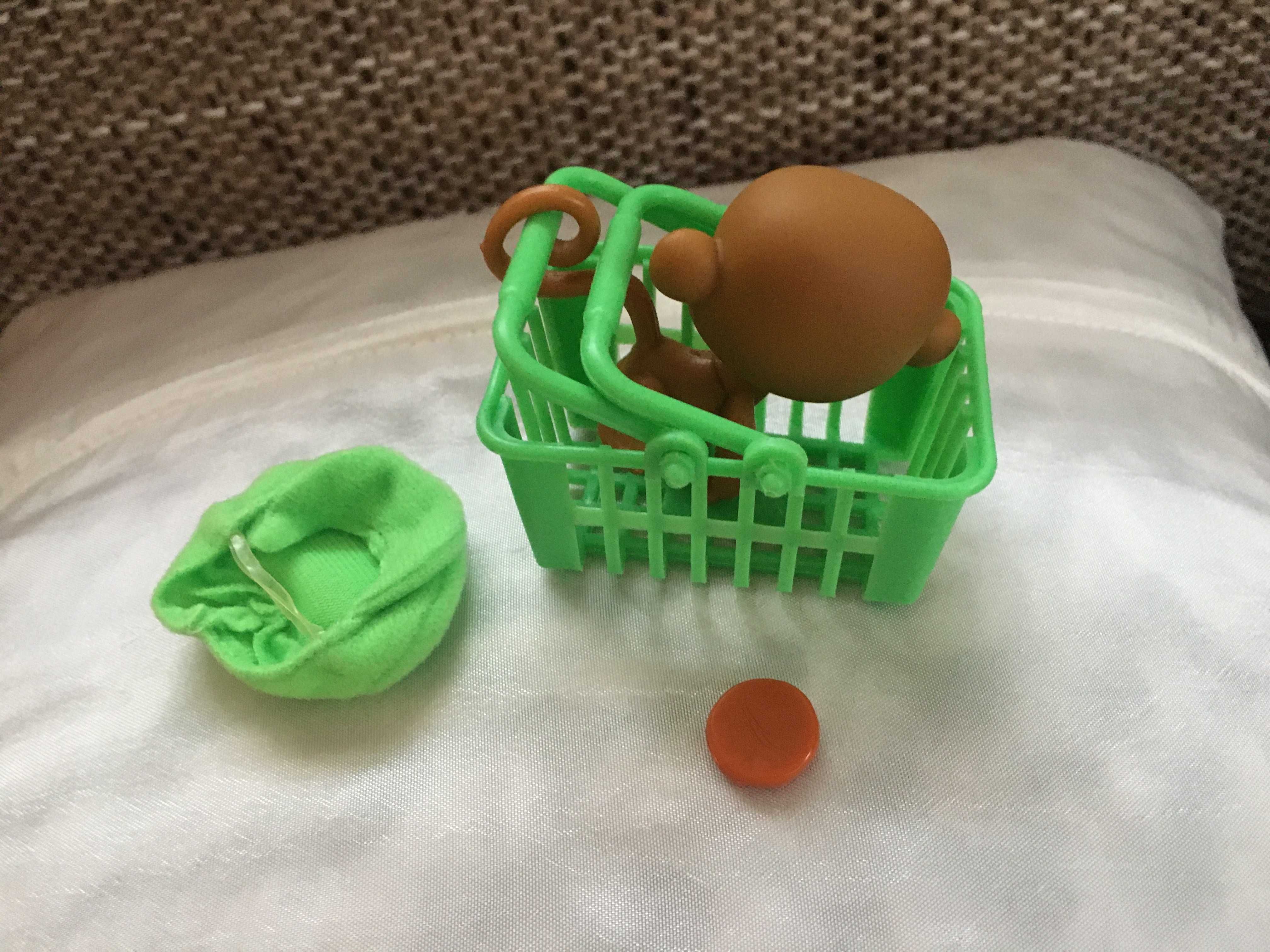 Figurka Littlest Pet Shop LPS małpka #267 + czapka, ciastko