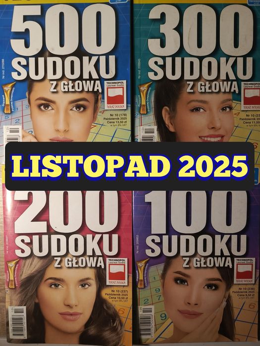 Zestaw Sudoku Listopad 2025 Technopol