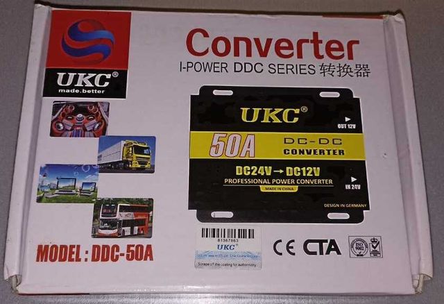 Инвертор автомобильный преобразователь напряжения UKC DCDC