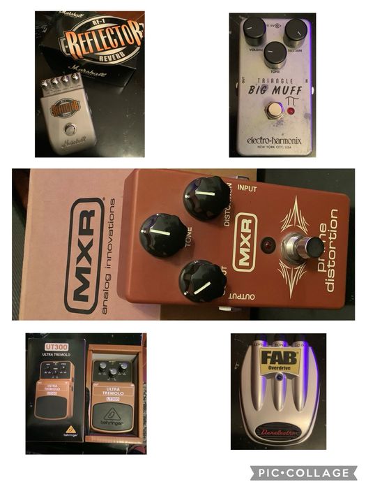 Pedais de efeitos de guitarra