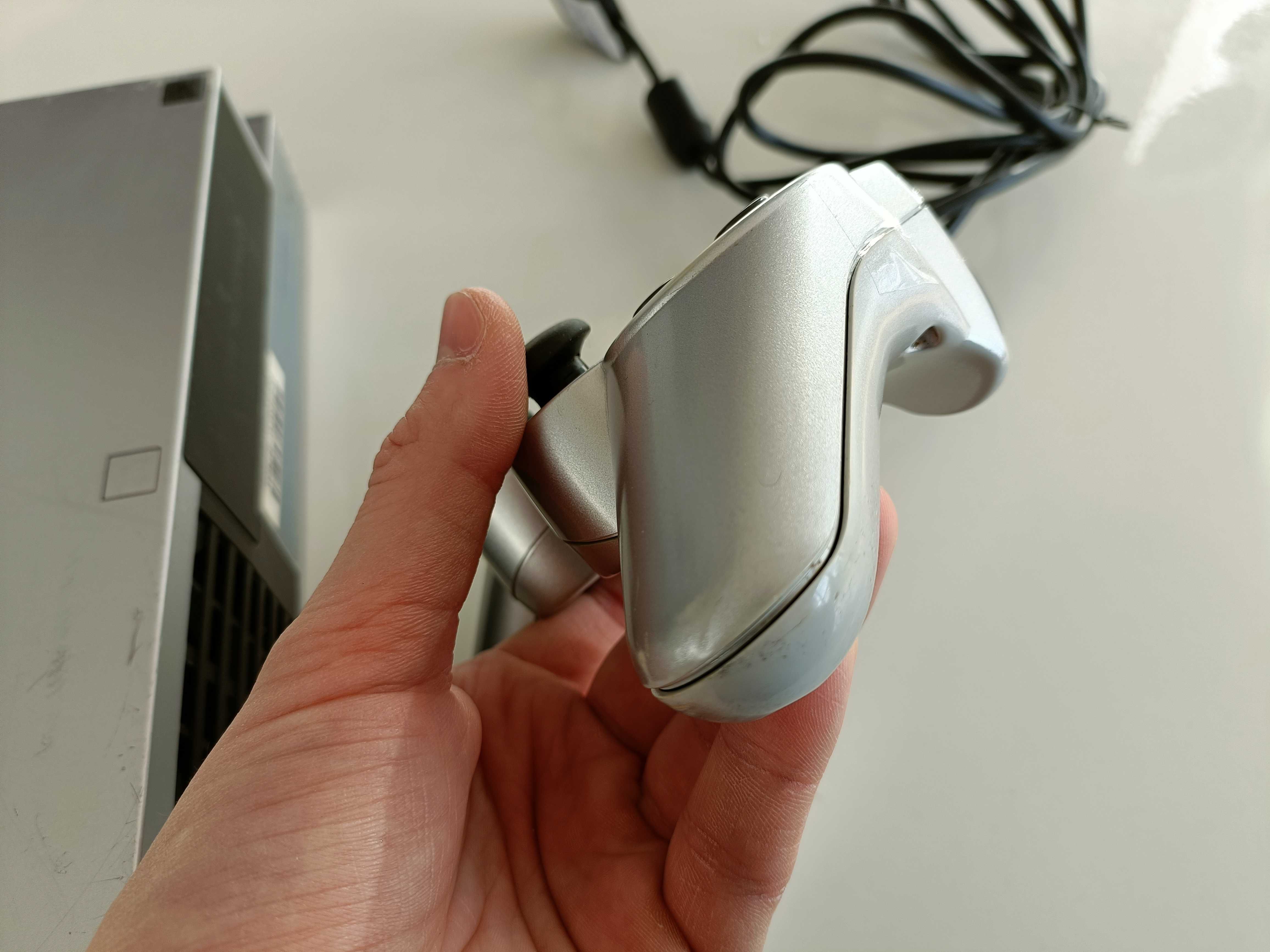Konsola Playstation 2 silver PS2 Fat srebrny