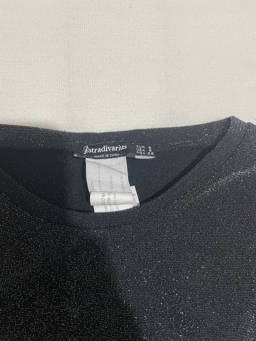 Top stradivarius com brilhantes
