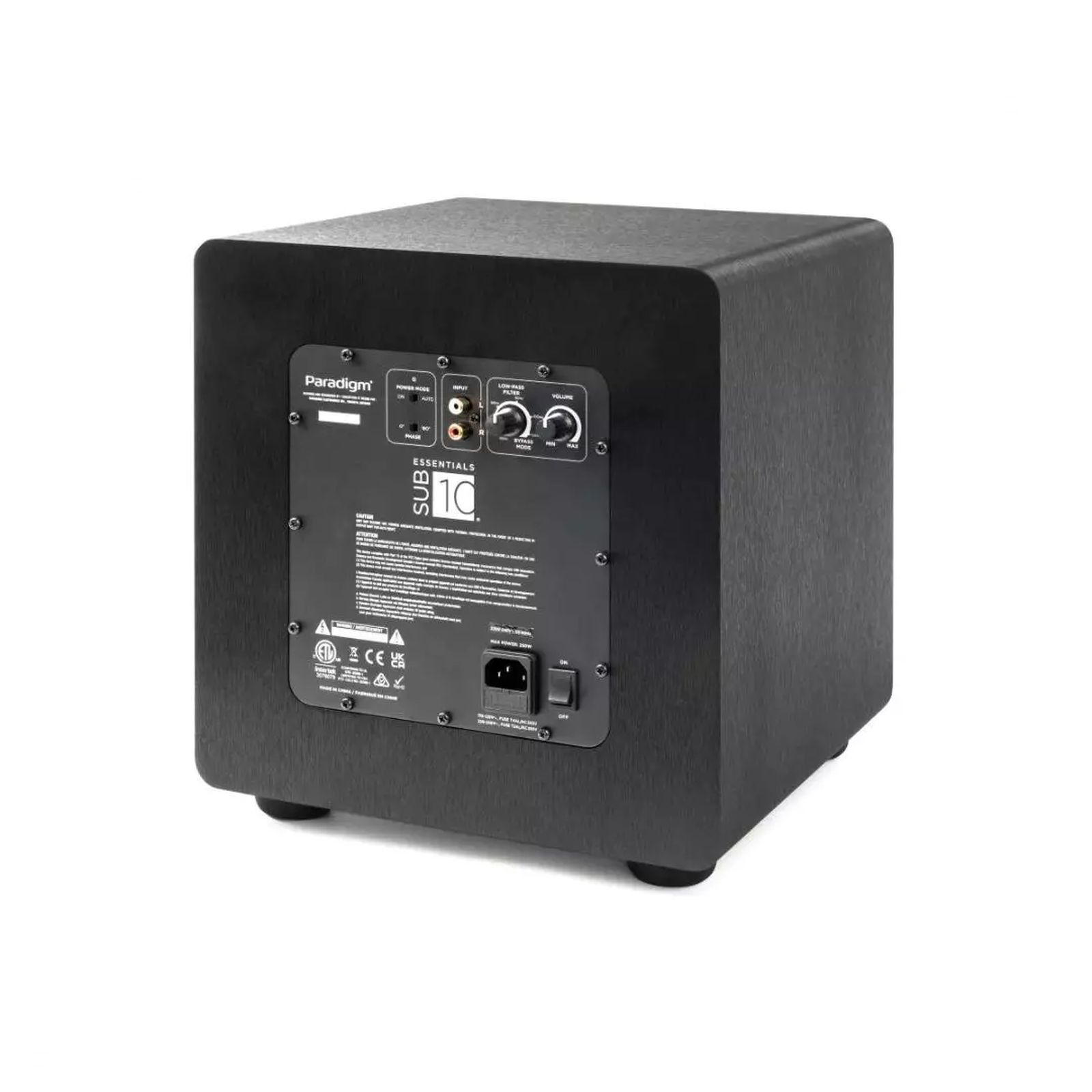 Paradigm Essentials SUB 10 Black