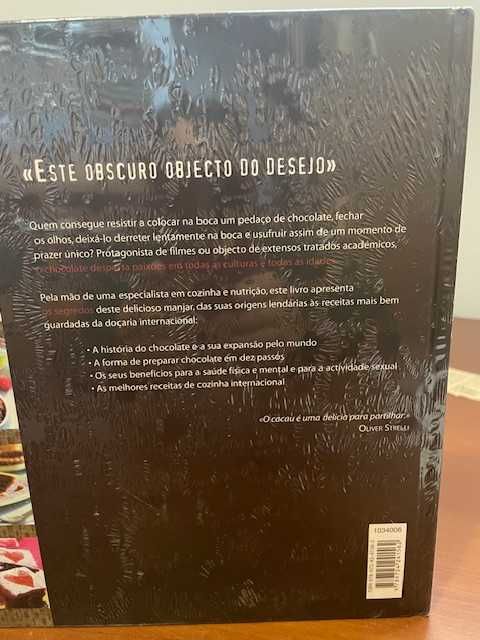 Livros Paixão pelo café e Paixão pelo chocolate(NOVOS)