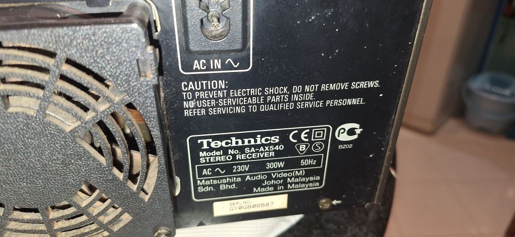 Amplificador som technics