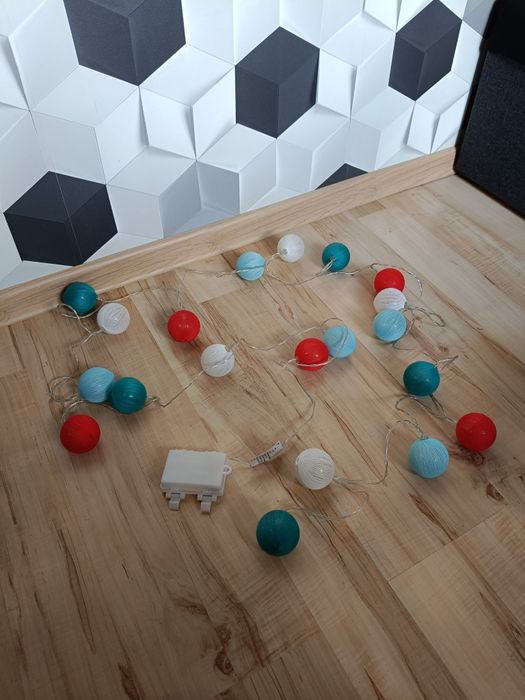 Lampki ogrodowe kule światełka