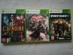 Zestaw 3gier xbox360 Dead Island Payday2 L.A. Noire