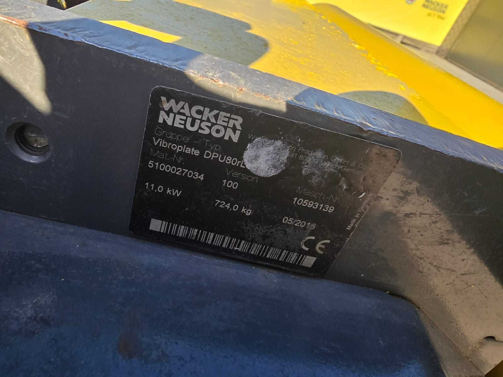 Zagęszczarka Wacker Neuson DPU 80  Compatec czujnik zagęszczenia