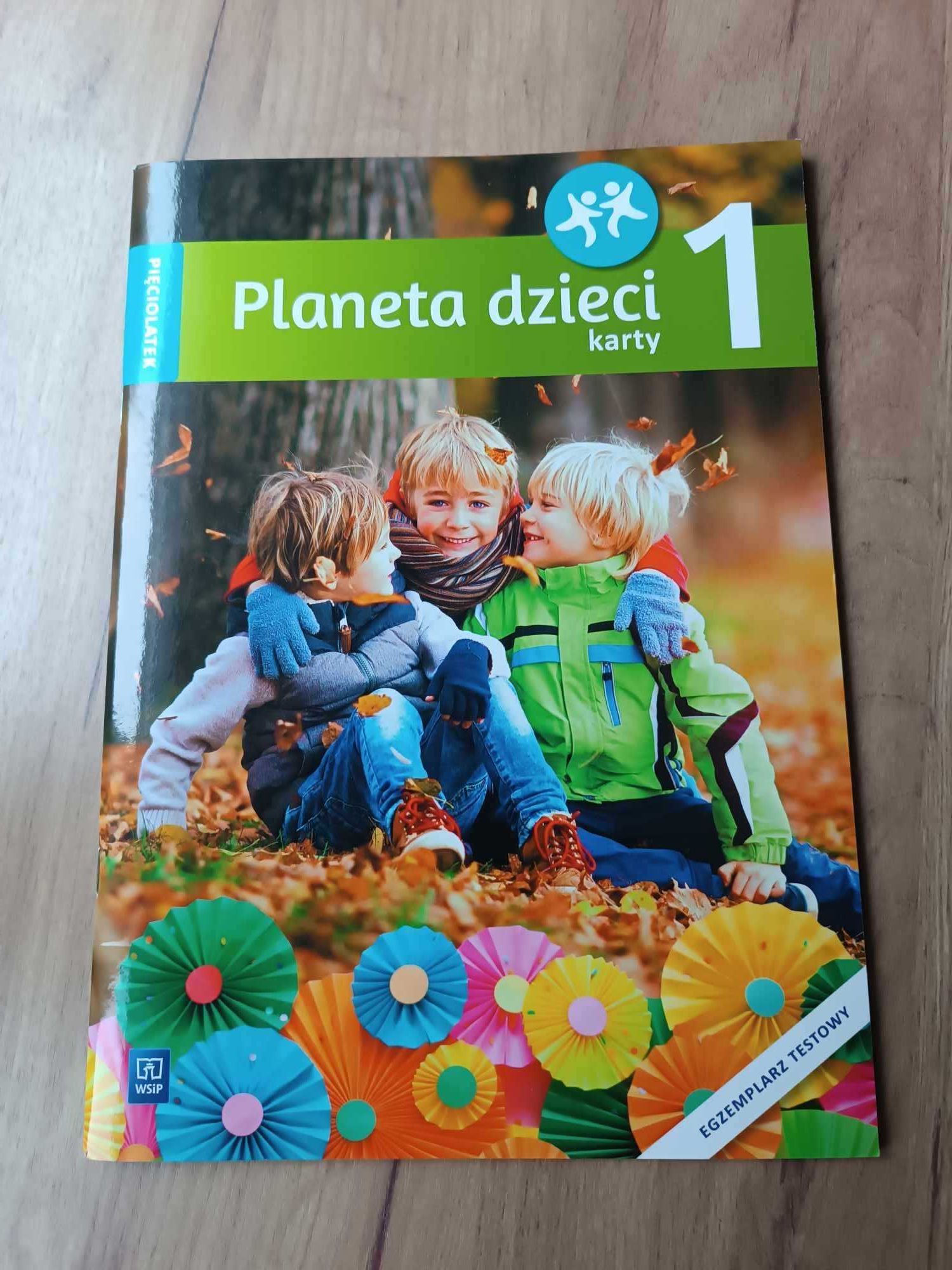 "Planeta dzieci" - książeczka edukacyjna dla 5 latka cz. 1 - "WSiP"