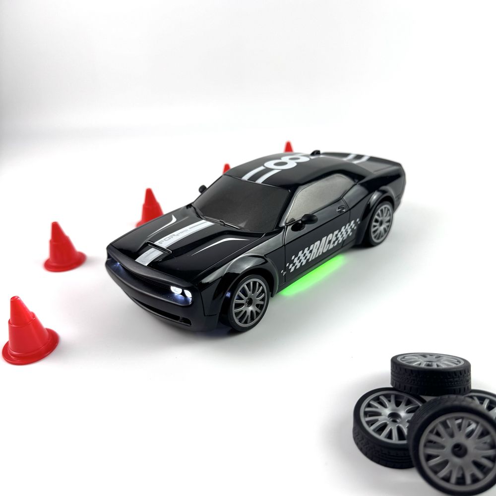 Дрифт машинка Dodge Challenger 4WD на радиоуправлении полный привод