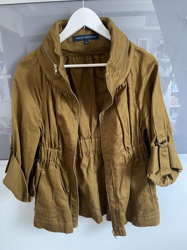 French Connection nowa kurtka khaki Zara