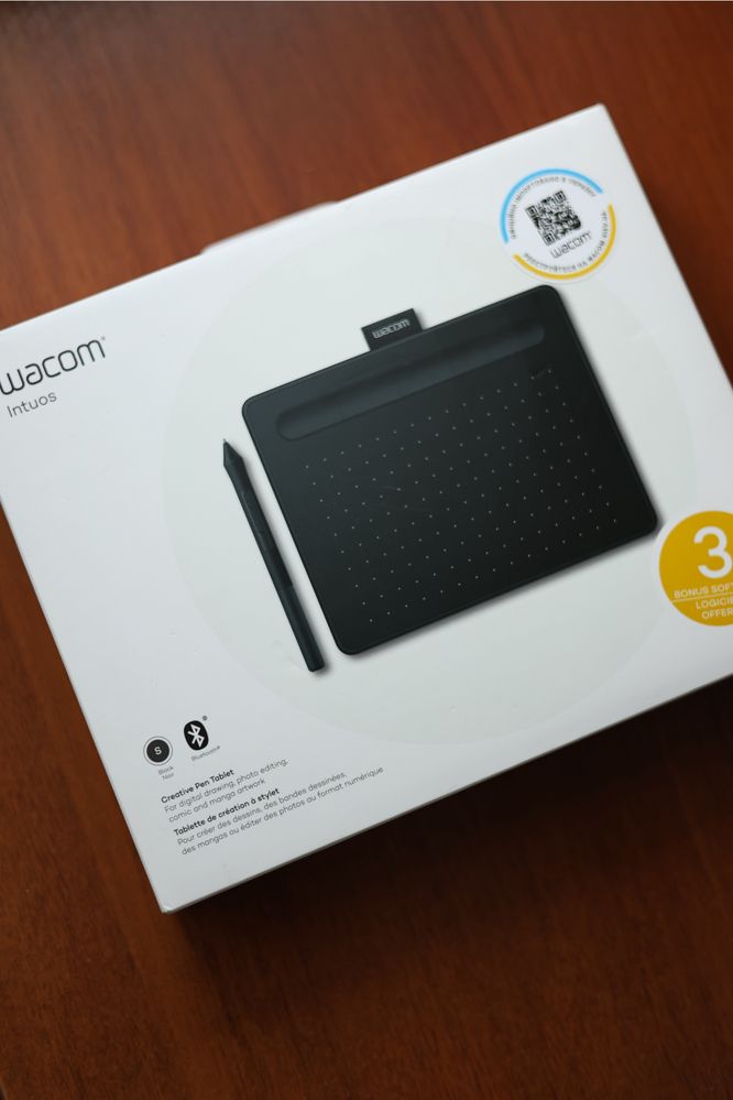 Графічний планшет Wacom Intuos S Bluetooth Black
