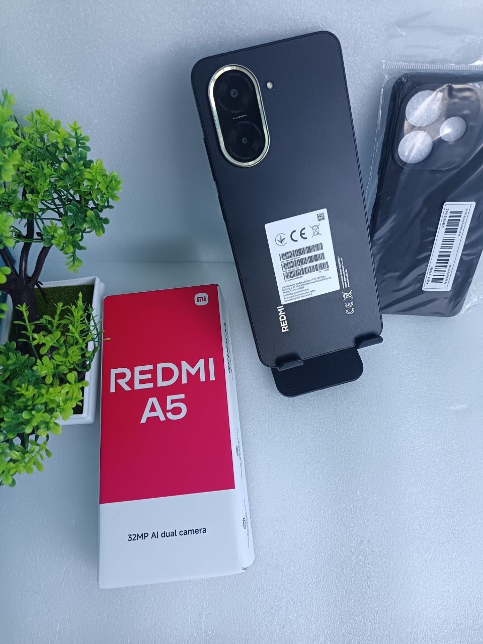 4/128GB, новый Xiaomi redmi a5, телефон+чехол