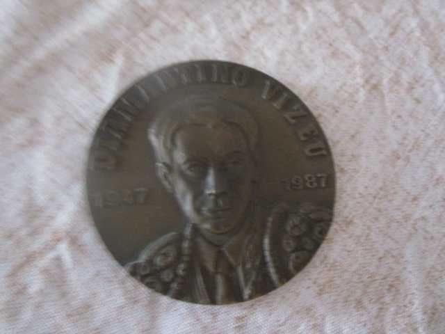 Medalha antiga Diamantino Viseu tauromaquia