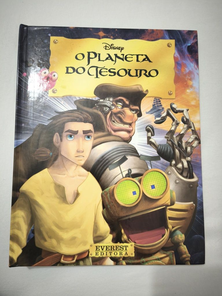 Livro da Disney "O planeta do tesouro"