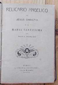 Antigo/RARO Relicario Angelico de Jesus Christo, e de Maria Santissima