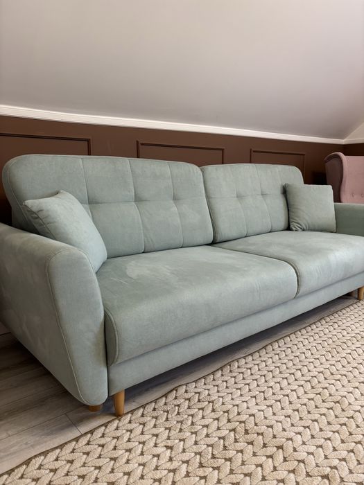 Sofa z funkcja spania Dakota mietowa