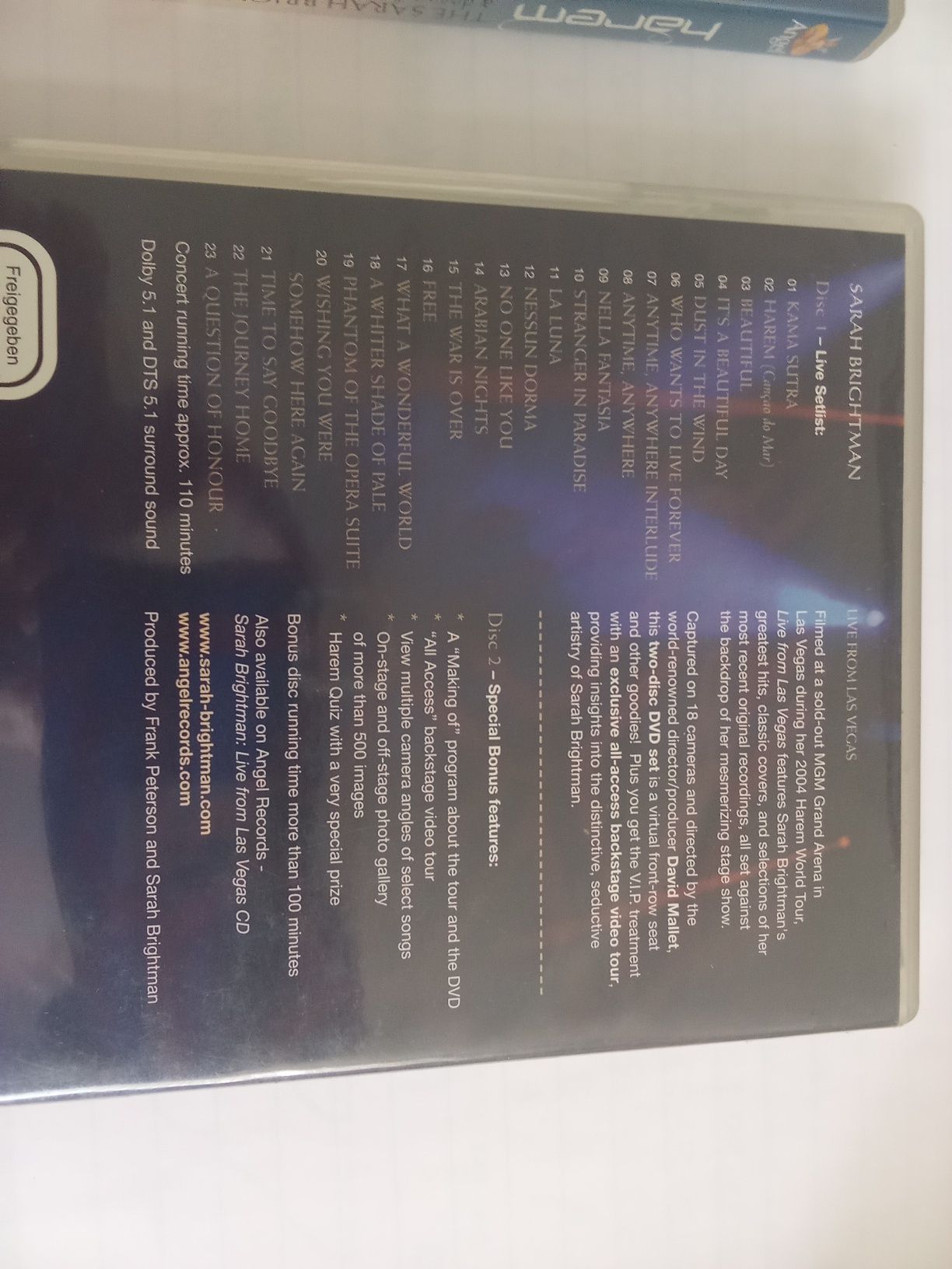 DVD,s de música clássica e ópera