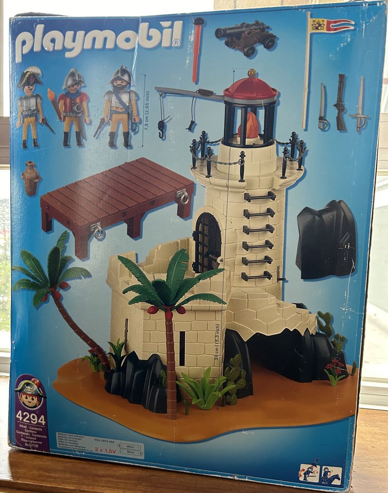 Playmobil forte com farol 4294 com oferta  4776 e 5285