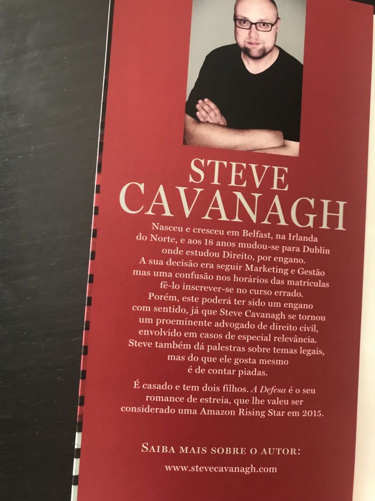 A DEFESA , Steve Cavanagh