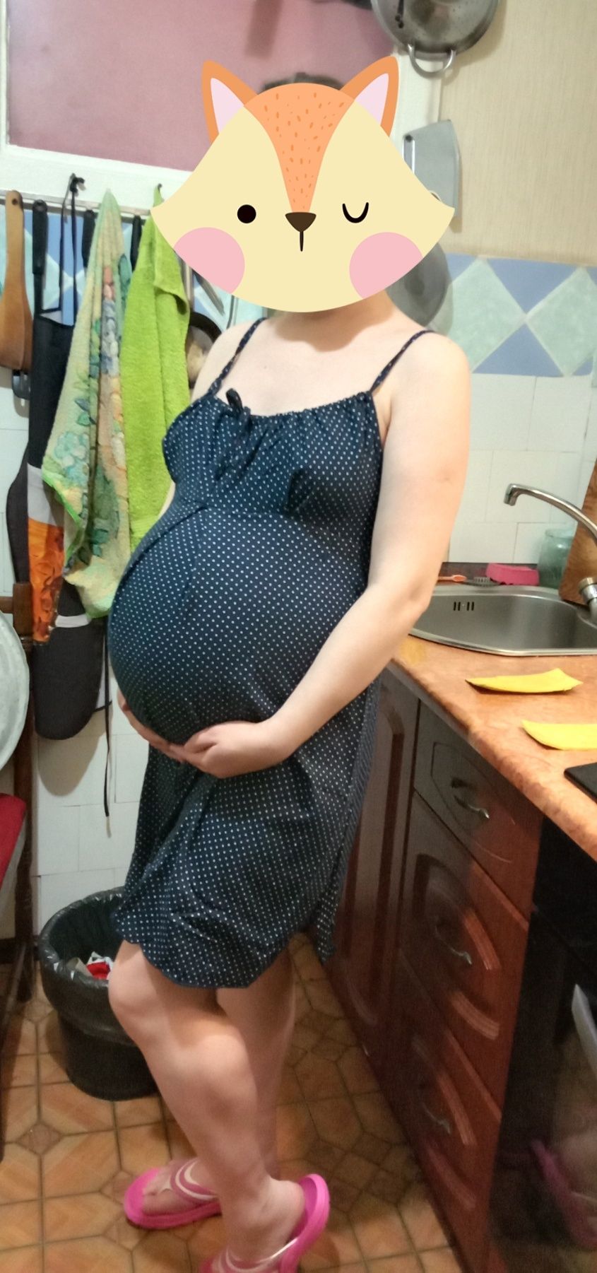 Начнушка -Платье для беременной в род зал
