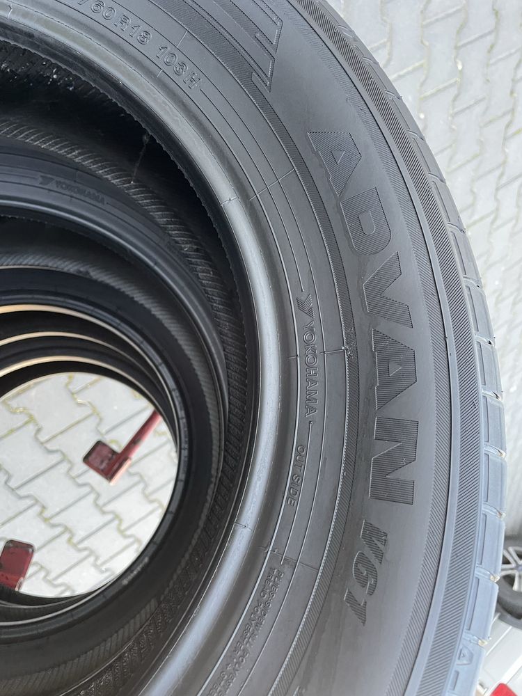 2x opony 235/60/18 yokohama advan v61 stan idealny 2022 rok