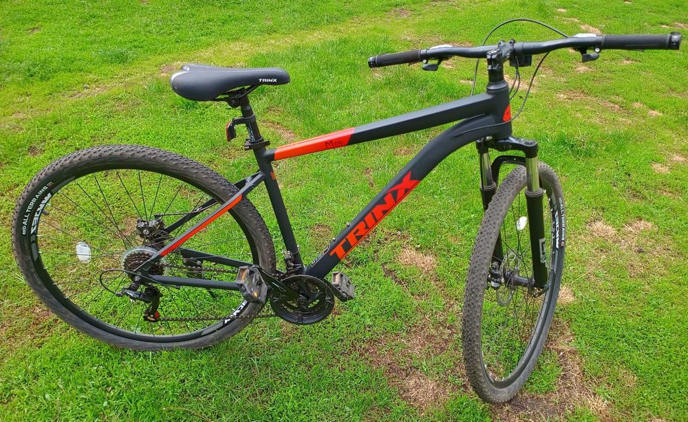 Велосипед TRINX M116 PRO 29" 19" Matt-Black-Red-Orange