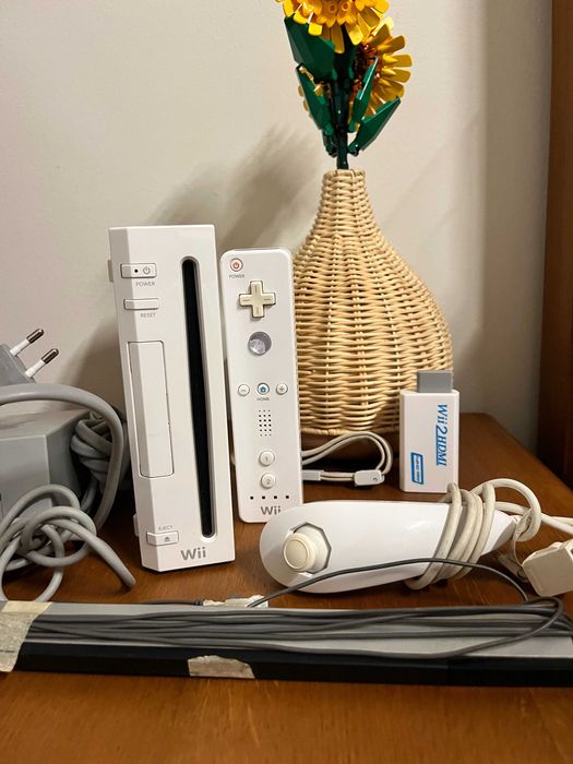 Nintendo Wii desbloqueada com oferta de pen 64GB e HDMI