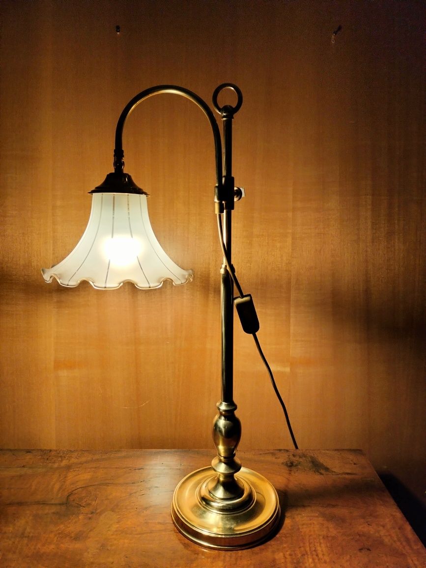 Lampa stołowa nocna biurkowa antyk