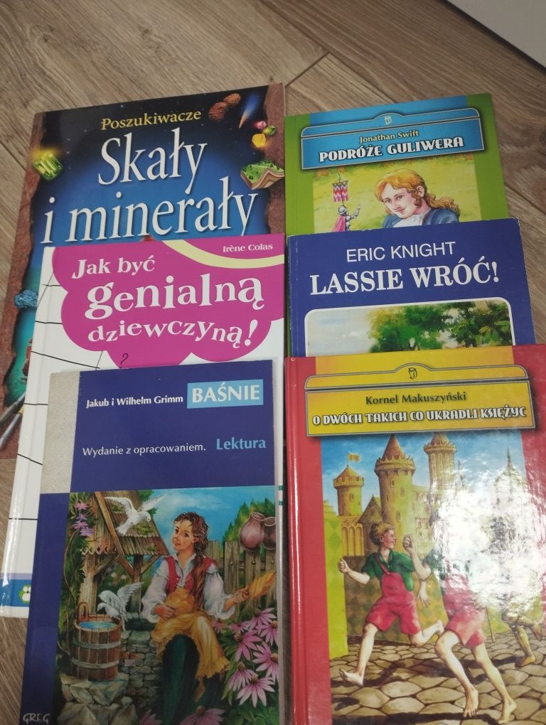 komplet książek dla dzieci w wieku 8-12lat (10 książek)