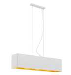 Lampa wisząca TENERYFA 1681 biały złoty -NOWA