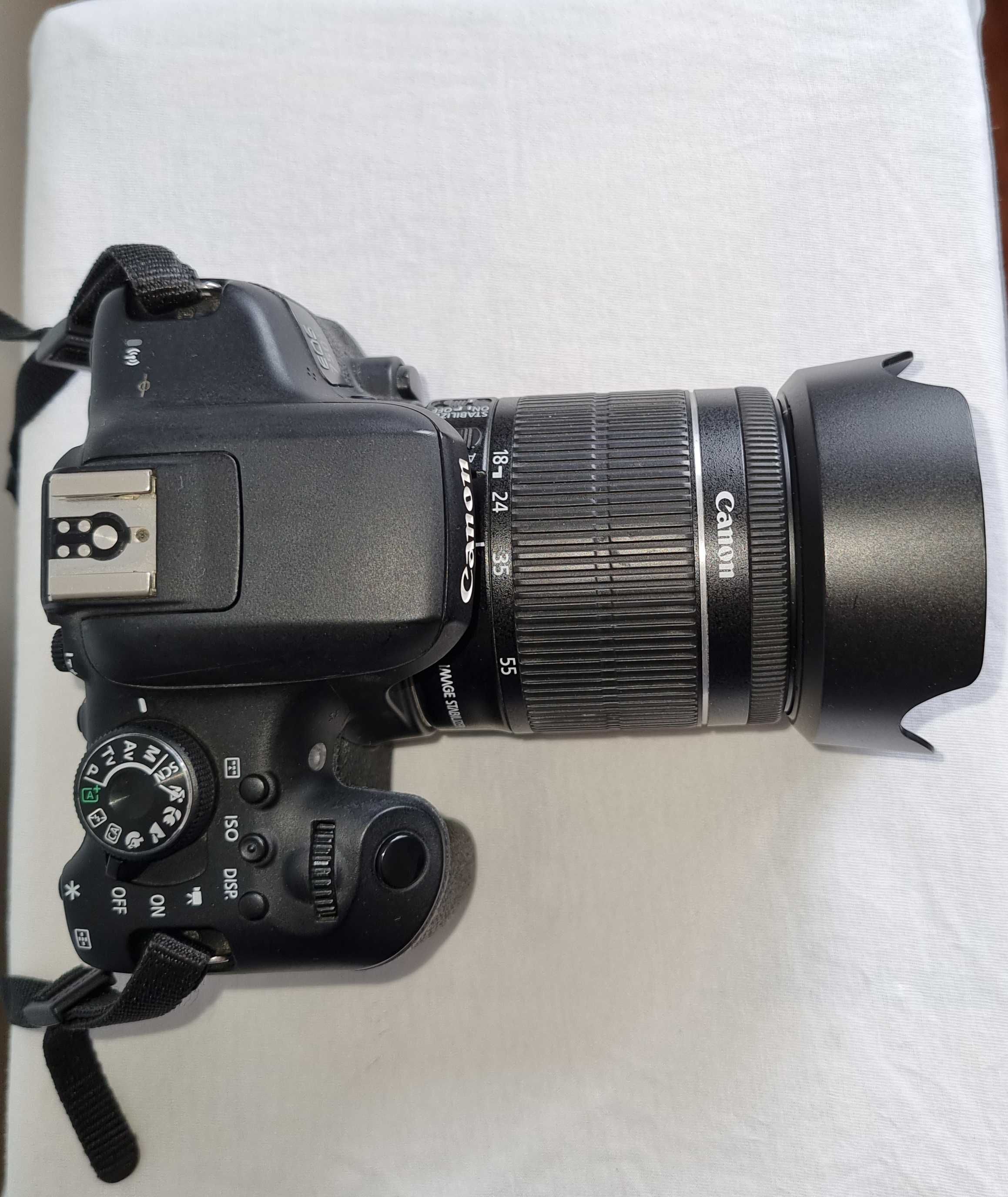 Canon 750 D (przebieg ok 30 000 )+KIT 18-55 mm+Grip+3 Baterie+Kable