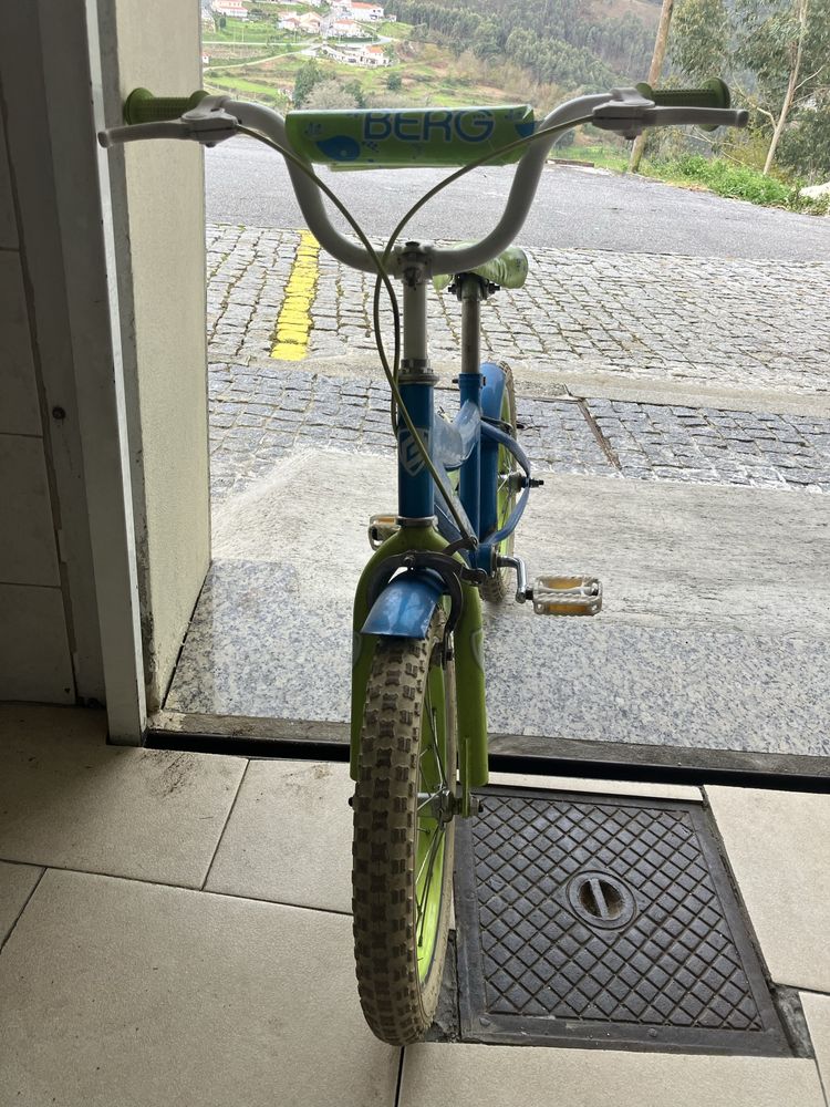 Bicicleta azul/verde