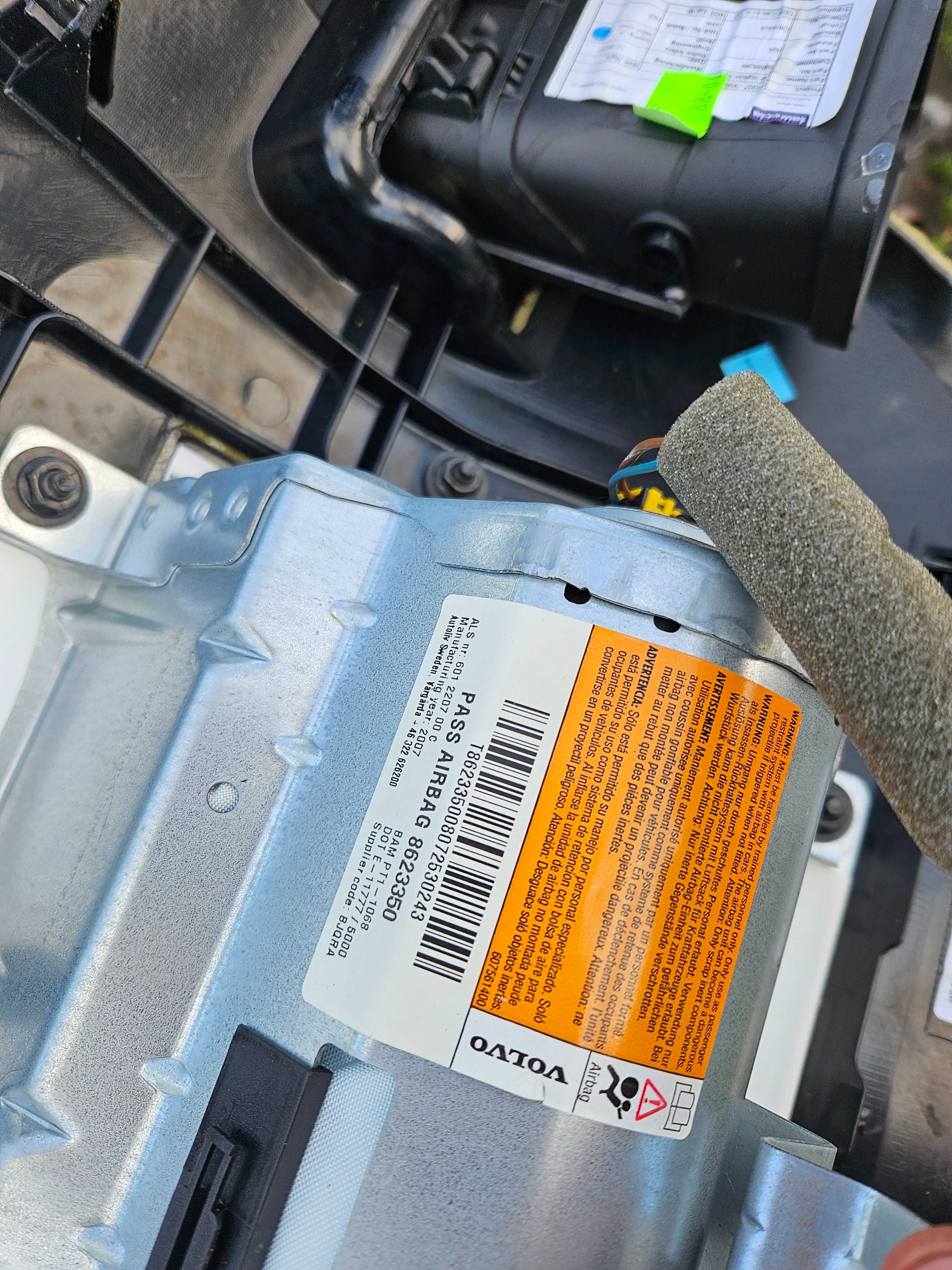 Volvo  S40 V50 Konsola Deska rozdzielcza  AIR BAG