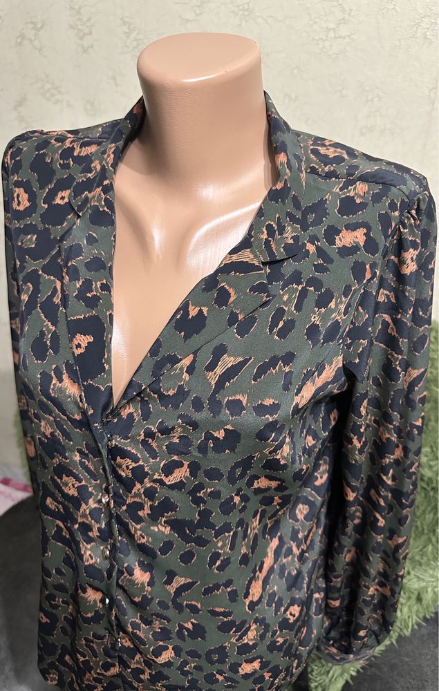Модный пиджак-рубашка в принте