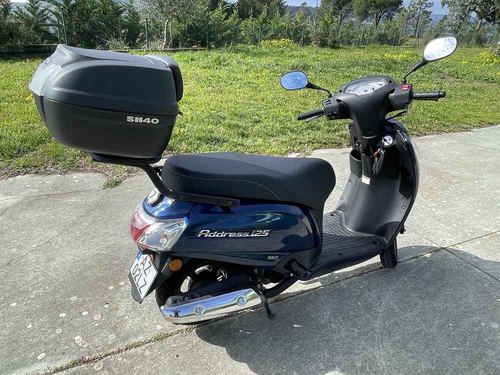 Scooter SUZUKI ADRESS 125 cc + extras ‘como nova’ em garantia