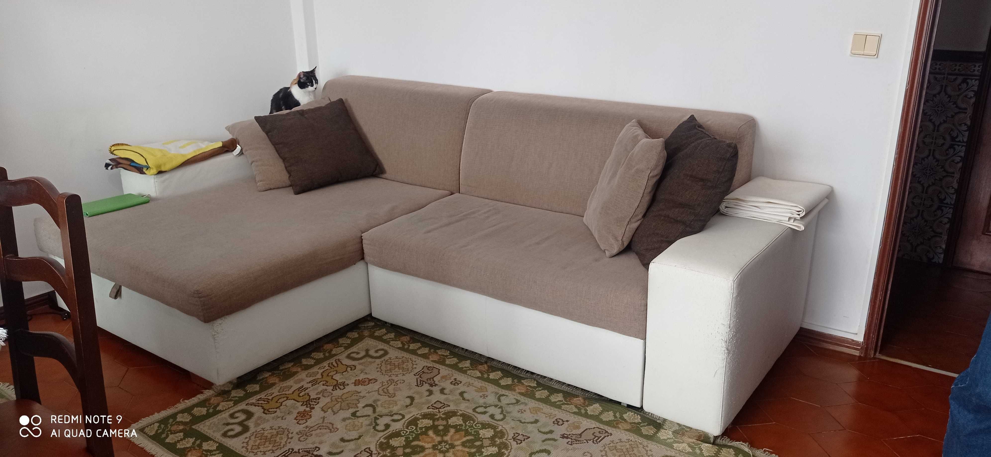 Sofa chaise longue c / cama