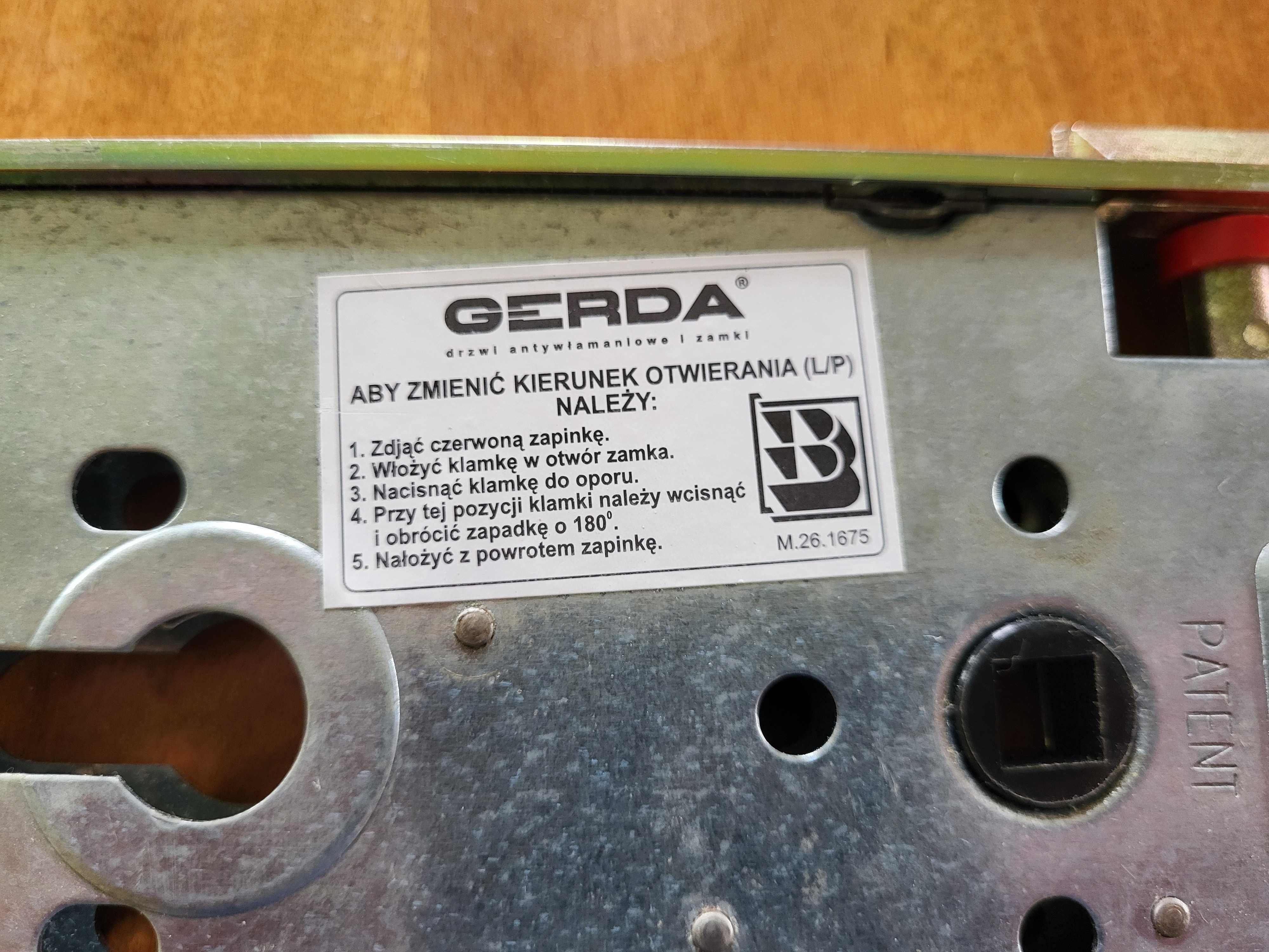 Zamek wpuszczany 72/50 Gerda ZW 100 - 20,-